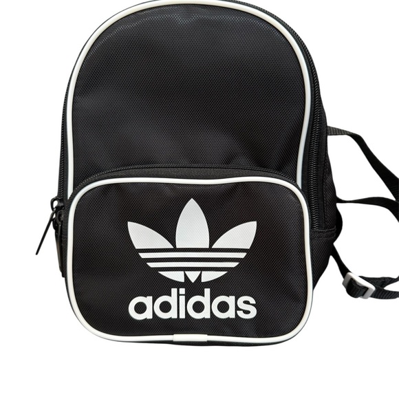 NWOT Adidas Black and White Mini Backpack - Picture 1 of 4